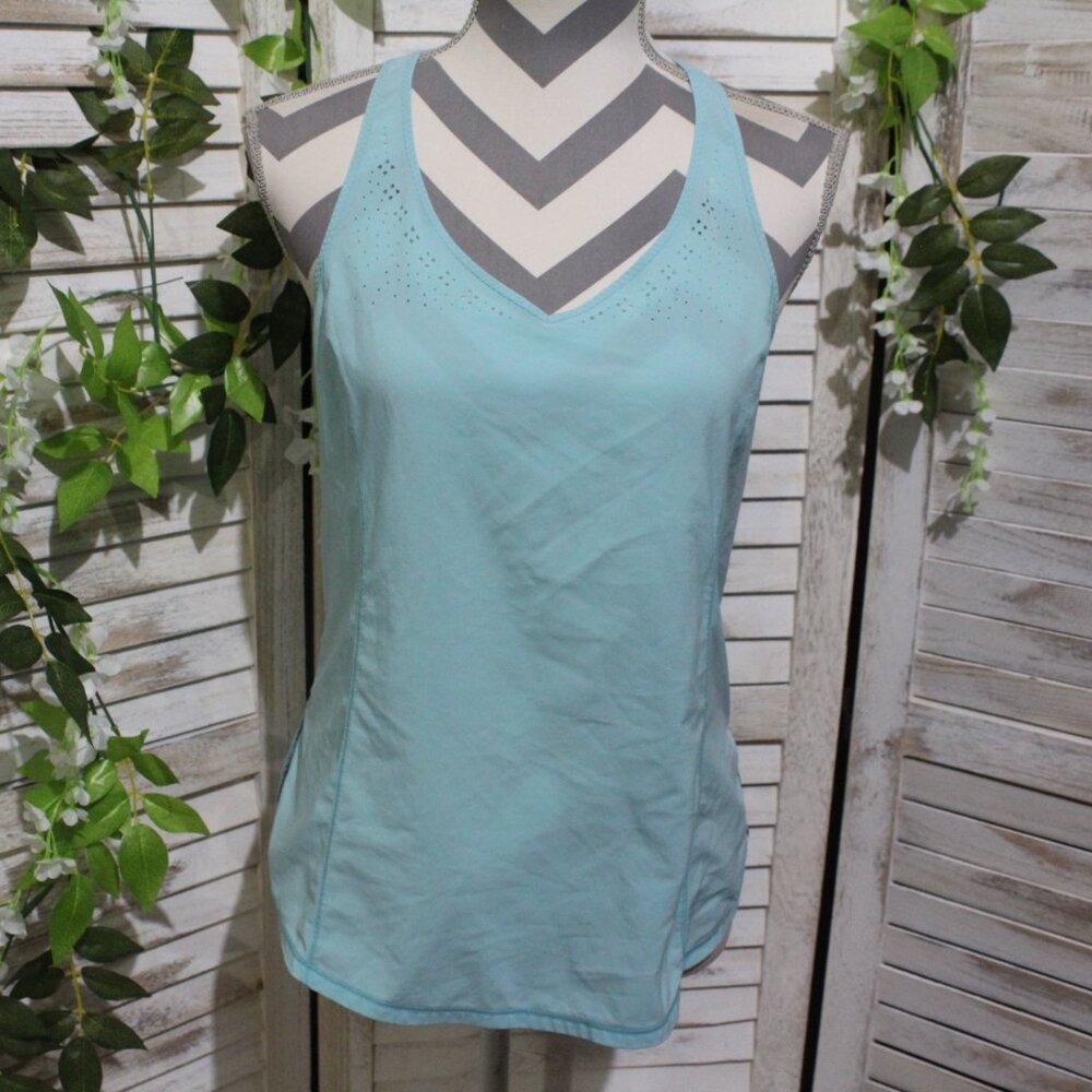 Lululemon Flowy Racerback Teal Tank Top (429)